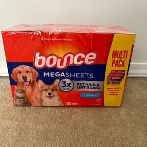 Bounce MegaSheets Pet Hair & Lint Guard Dryer Sheets Multi Pack - NWT